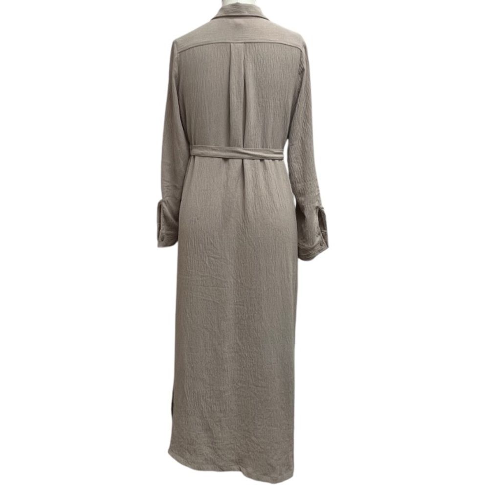 Max Studio Tab-Sleeve Tie-Waist Shirtdress - Picture 7 of 8